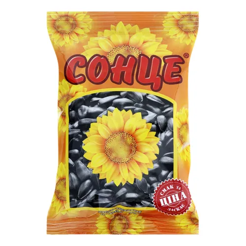 Насіння соняшнику смажене несолоне Сонце м/у 80г