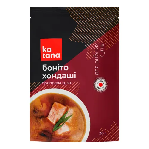 Приправа суха для рибних супів Боніто Хондаші Katana д/п 30г
