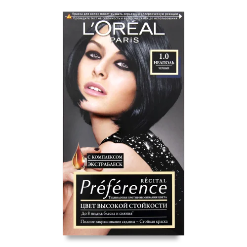 Крем-фарба Для Волосся Preference Неаполь №1.0, Лореаль