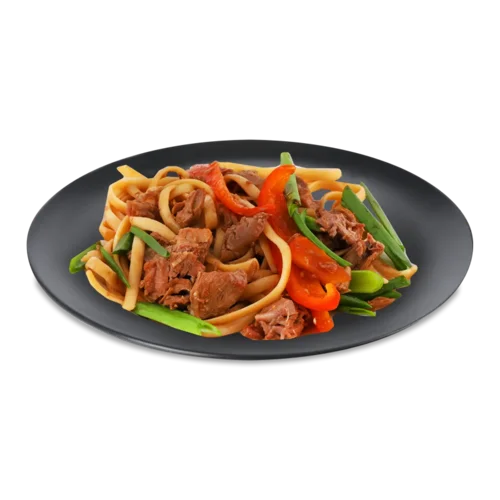 Локшина з качкою