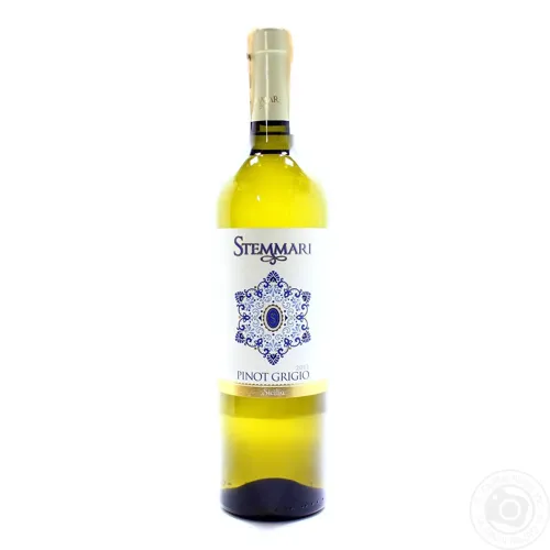 Вино Stemmari Pinot Grigio біле сухе 13% 0,75л