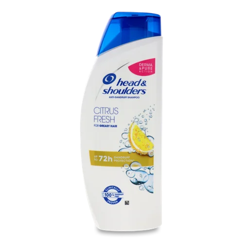Шампунь для Жирного Волосся Проти Лупи Цитрусова Свіжість Head&Shoulders, 540мл