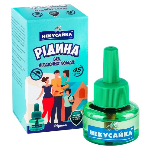 Рідина від комарів Некусайка без запаху серія Стандарт 45 ночей