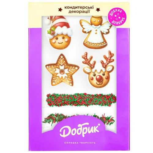 Набір кондитерських прикрас Добрик Зимова казка