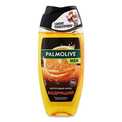 Гель для Душу 2в1 Цитрусовий Заряд Men Palmolive, Пластикова Пляшка 250мл