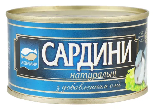 Сардина атлантична НДО №5 Аквамир 230г