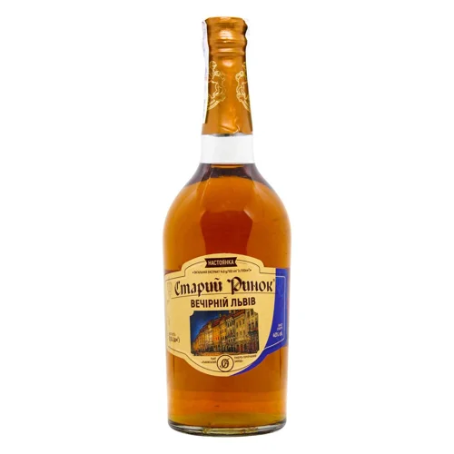 Настоянка Вечірній Львів Старий риноr 40%  0,5л