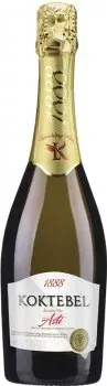 Вино ігристе Коктебель Asti напівсолодке біле 0.75л 10-13.5%