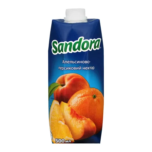 Нектар Sandora Апельсиново-персиковий 0,5л