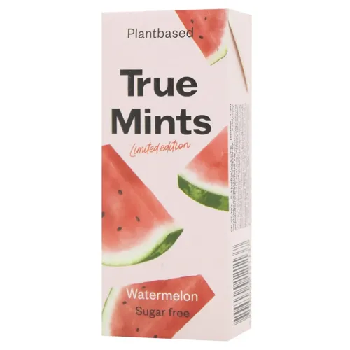 Цукерки True Mints м'ятні освіжаючі зі смаком кавуна 13г