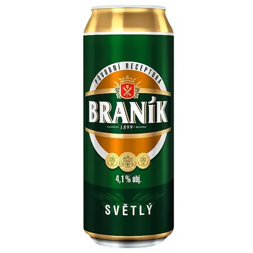 Пиво Branik світле 4,1% 0,5л