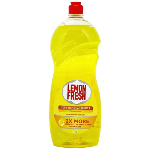 Засіб для миття посуду Lemon Fresh жовтий лимон 1.5л