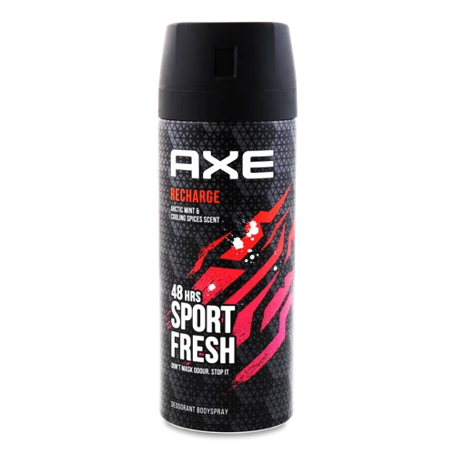 Дезодорант Аерозоль Sport Fresh Recharge Axe, 150 мл