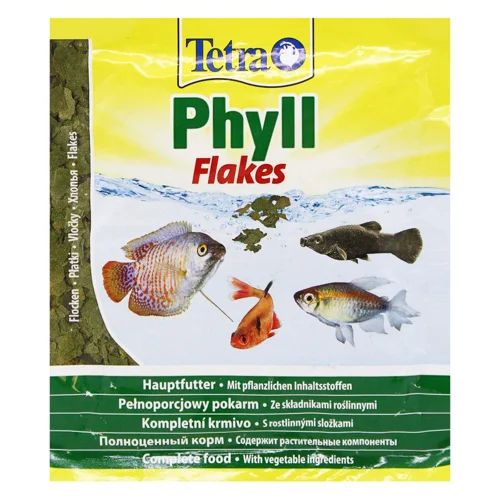 Корм Tetra Phyll для травоїдних риб в пластівцях 12г