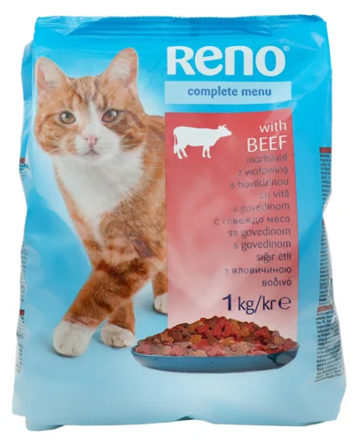 Корм для котів RENO сухий в/к, 1 кг