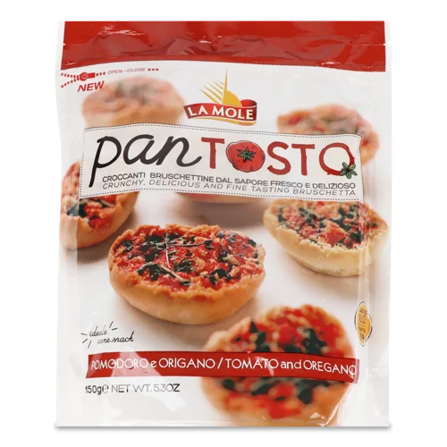 Брускети La Mole Пшеничні, Томат-Орегано, в/ґ, 100 г