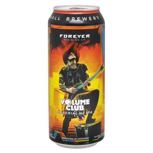 Пиво Forever Volume Club світле нефільтроване 7% 0,5л