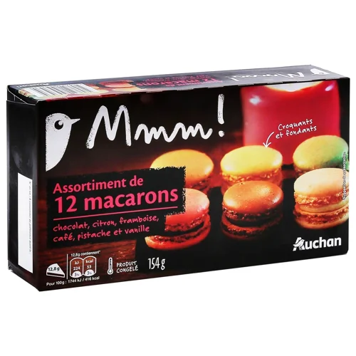 Макаронси Auchan Ммм! Асорті 154г