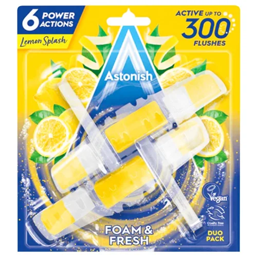 Блок для унітазу Astonish лимон 2шт