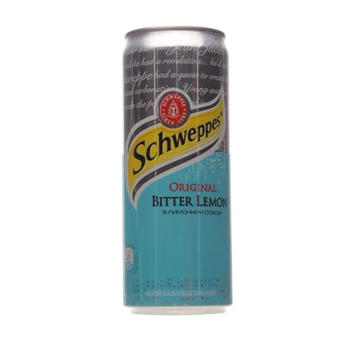 Напій безалкогольний сильногазований Original Bitter Lemon Schweppes 0.33л
