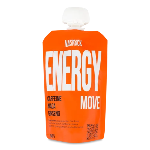 Снек-пюре Яблучне Гомогенізоване Стерилізоване, Енергія Naisnack, д/п, 90г