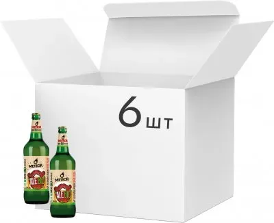 Упаковка Пива Meteor Ale Bio 5%, 0.75л х 6 шт