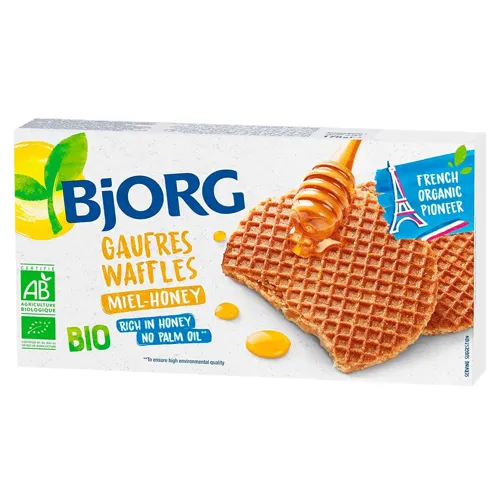 Вафлі Bjorg з медовою начинкою 175г
