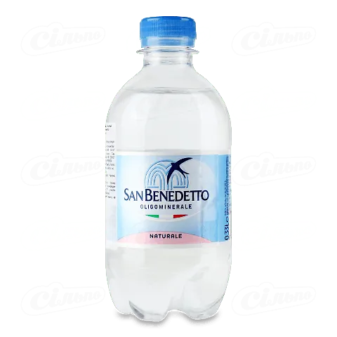 Вода мінеральна San Benedetto природна негазована, 0,33л