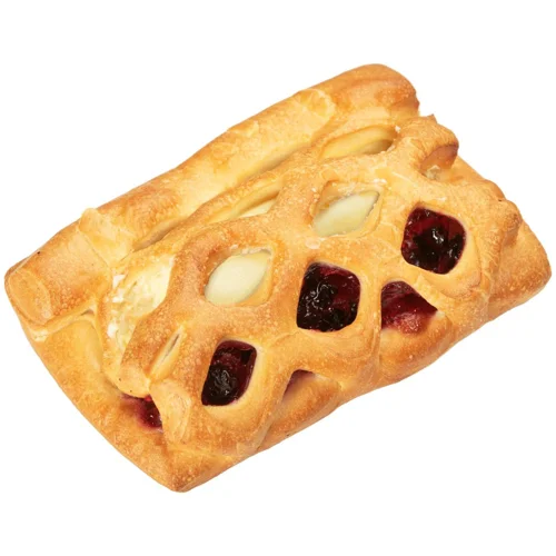 Струдель Ашан чорниця-крем 100г