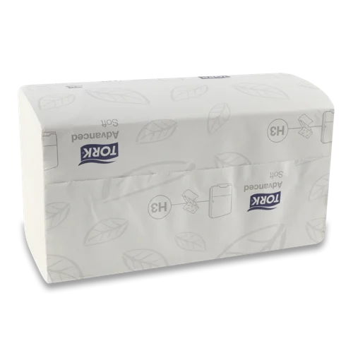 Рушник паперовий білий 2-х шаровий Singlefold Advanced Tork, 250 шт
