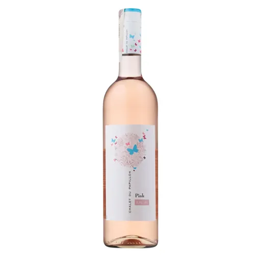 Напій винний Chalet du Papillon Pink рожевий напівсолодкий 5% 0,75л