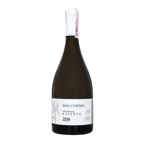 Вино 0.75л 13% біле сухе Chardonnay Reserve Вина Гулієвих пл