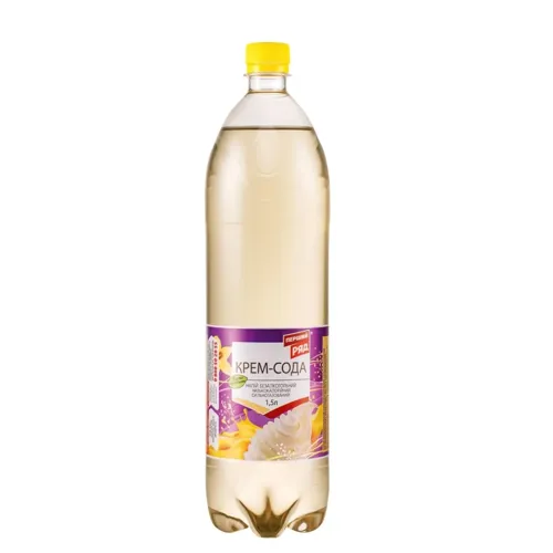 Напій газований Перший Ряд Крем-сода 1,5л
