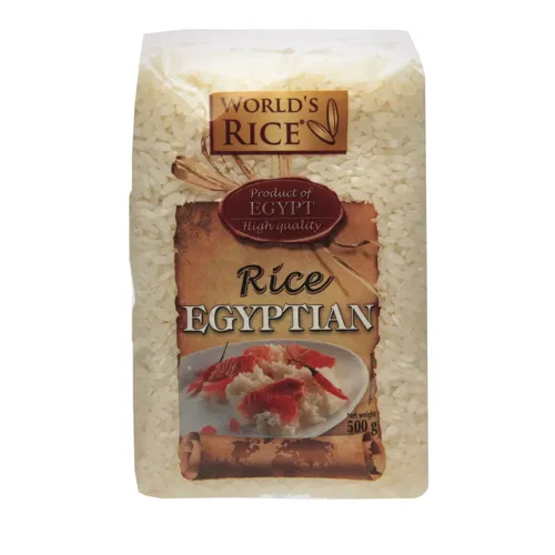 Рис круглозернистий Єгипетський World's Rice м/у 500г