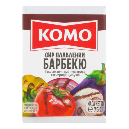Сир плавлений 40% Барбекю Комо м/у 75г