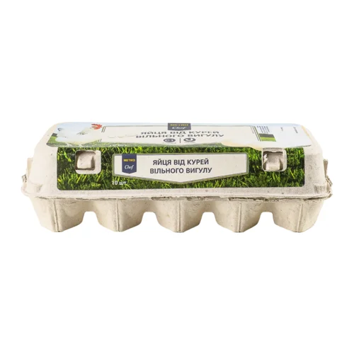 Яйця Курячі Харчові Столові С1 Metro Chef, к/у, 10шт