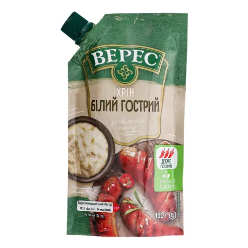 Хрін Білий гострий Верес д/п 130г