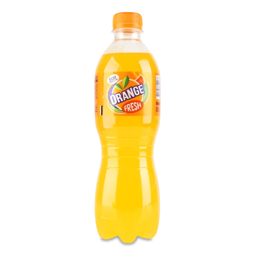 Напій Безалкогольний Соковмісний Сильногазований Orange Fresh, п/пл 0.5л