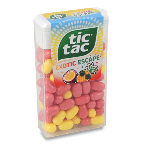 Драже З Ананасом Та Маракуєю Exotic Escape Tic Tac, п/у 54г