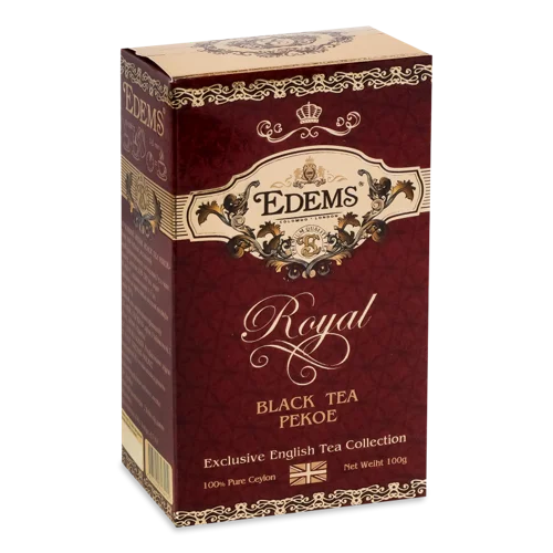Чай Чорний Листовий Pekoe Royal Edems, к/у, 100г