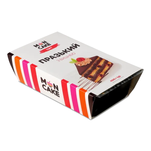 Торт Празький З Вишнею, Вищого Ґатунку, Картонна Упаковка, 400г