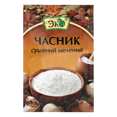 Часник сушений мелений Еко 15г