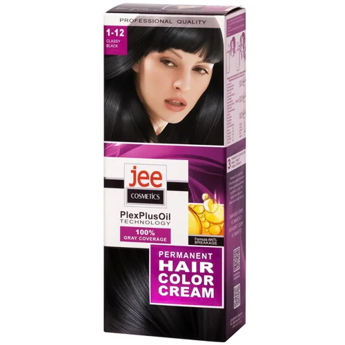 Крем-фарба Jee Cosmetics 1-12 cтильний чорний
