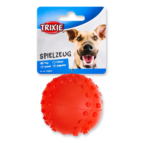 Іграшка для собак Натуральна Гума D6см №34841 М'яч зі звуком Trixie 1шт