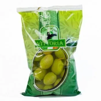 Оливки зелені VITTORIA Verdi Dolci Giganti пакет 850г