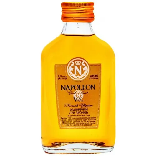 Бренді України ординарний 3 зірочки (V.S.) NAPOLEON Charles Louis 0.1л 40%