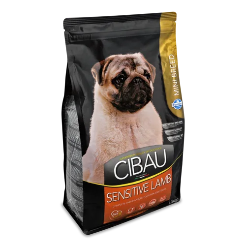 Корм Сухий Повнораціонний Для Дорослих Собак Lamb Mini Sensitive Cibau Farmina, м/у 2.5кг