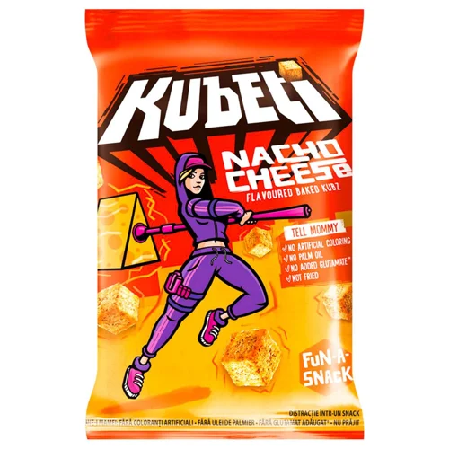 Сухарики Kubeti зі смаком сиру начо 35г