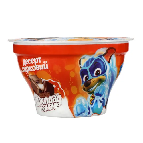 Десерт 3.2% сирковий зі смаком шоколад-банан для дітей від 3 років Paw Patrol ст 120г