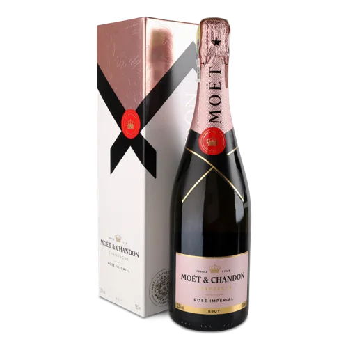Шампанське Brut Рожеве Moet & Chandon, вищого ґатунку, к/у, 0.75л, 12.5%